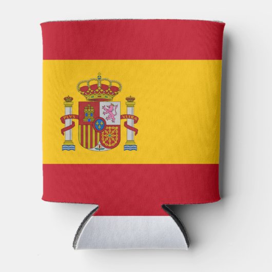 Vlag van Spanje Blikjeskoeler (Voorkant)