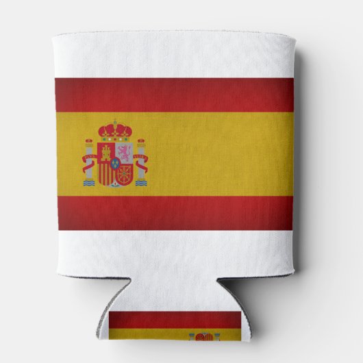 Vlag van Spanje Blikjeskoeler (Achterkant)
