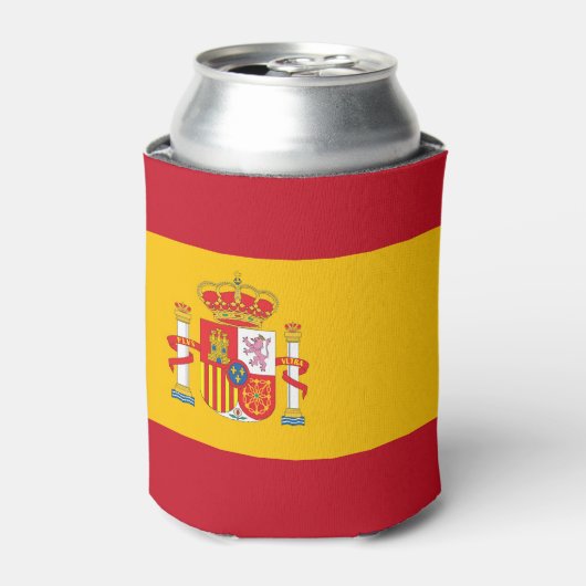 vlag van Spanje Blikjeskoeler (Blikje Voorkant)