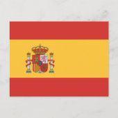 Vlag van Spanje Briefkaart (Voorkant)