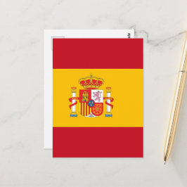 vlag van Spanje Briefkaart