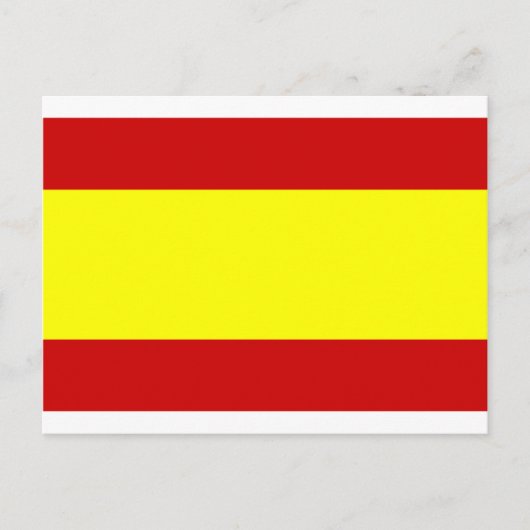 Vlag van Spanje Briefkaart (Voorkant)