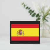 Vlag van Spanje Briefkaart (Staand voorkant)
