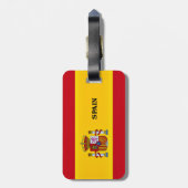 Vlag van Spanje Briefkaart Bagagelabel (Achterkant verticaal)