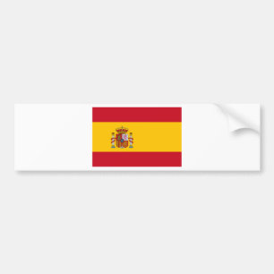 Vlag van Spanje Bumpersticker