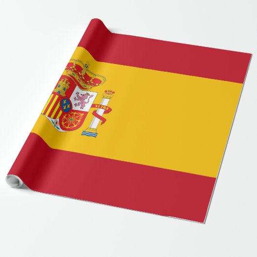 vlag van Spanje Cadeaupapier (Uitgerold)