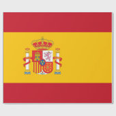 vlag van Spanje Cadeaupapier (Vlak)
