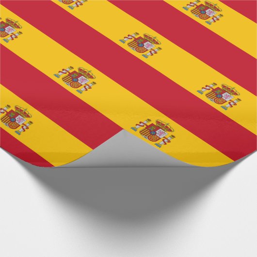 Vlag van Spanje Cadeaupapier (Hoek)