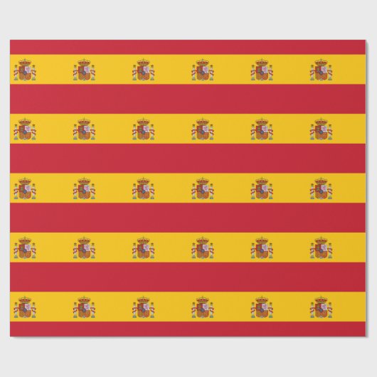 Vlag van Spanje Cadeaupapier (Vlak)