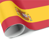 Vlag van Spanje Cadeaupapier (Rol Hoek)