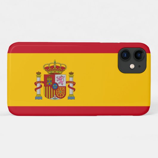 vlag van spanje Case-Mate iPhone case (Achterkant (horizontaal))