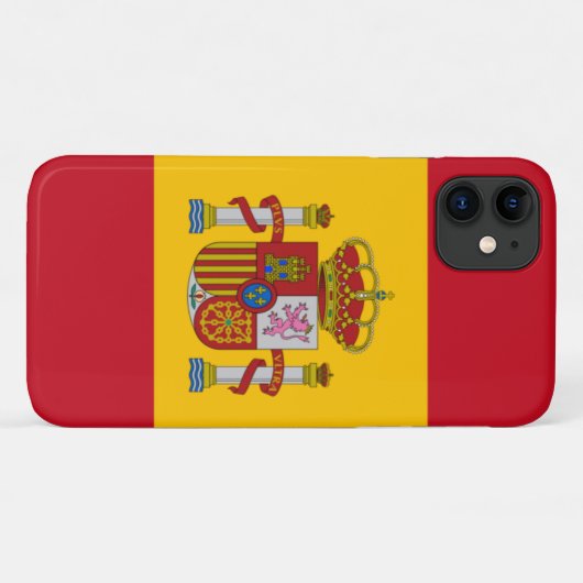 vlag van spanje Case-Mate iPhone case (Achterkant (horizontaal))