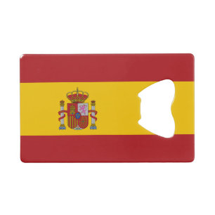 Vlag van Spanje Creditkaart Flessenopener
