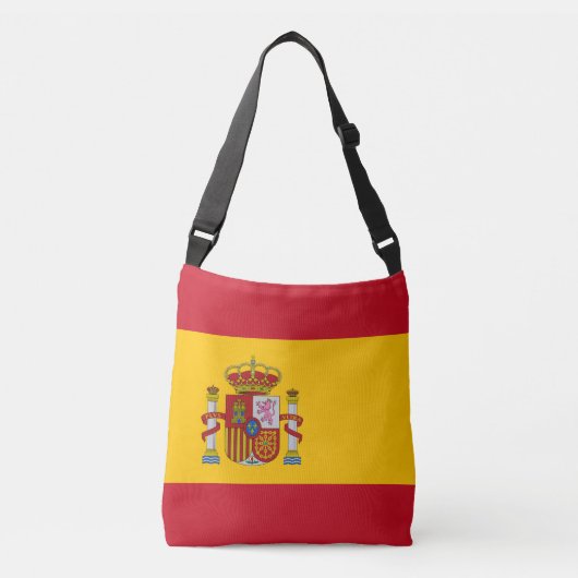 Vlag van Spanje Crossbody Tas (Voorkant)
