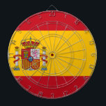 Vlag van Spanje Dartbord<br><div class="desc">Vlag van Spanje - Bandera de España - La Rojigualda</div>