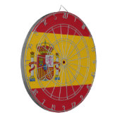 Vlag van Spanje Dartbord (Voorkant Links)