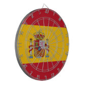 Vlag van Spanje Dartbord (Voorkant Links)