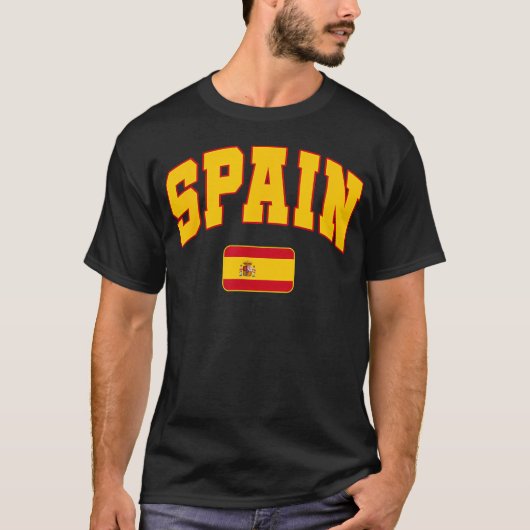 Vlag van Spanje Espana T-shirt (Voorkant)