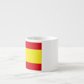 Vlag van Spanje Espresso Kop (Voorkant)