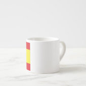 Vlag van Spanje Espresso Kop (Voorkant rechts)