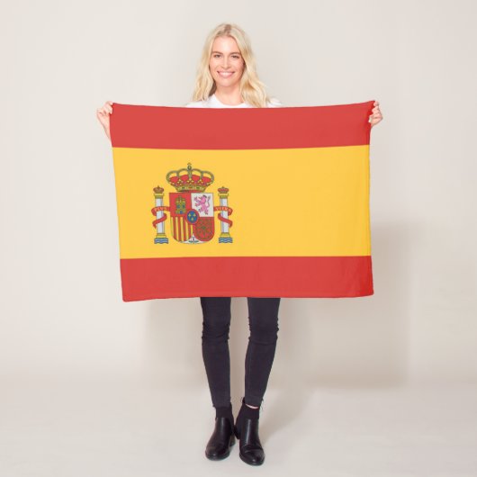 Vlag van Spanje Fleece Deken (In situ)