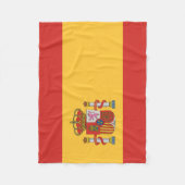 Vlag van Spanje Fleece Deken (Voorkant)