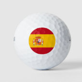 vlag van Spanje Golfballen (Voorkant)