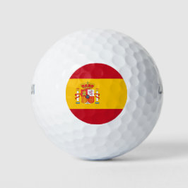 vlag van Spanje Golfballen