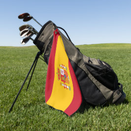 vlag van Spanje Golfhanddoek