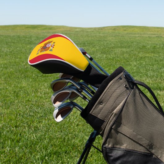 vlag van Spanje Golfheadcover (Insitu)