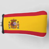 vlag van Spanje Golfheadcover (Voorkant)