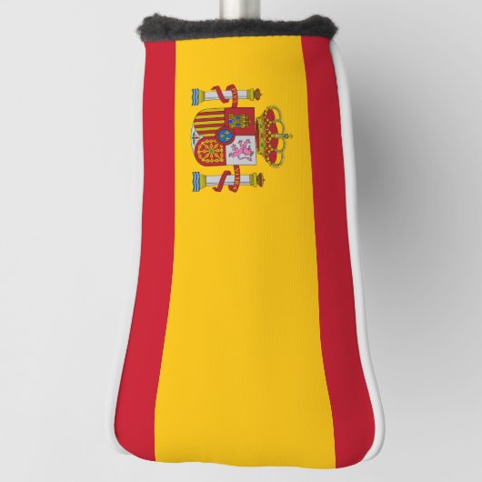 vlag van Spanje Golfheadcover (Draai 90)