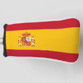 vlag van Spanje Golfheadcover (Voorkant)