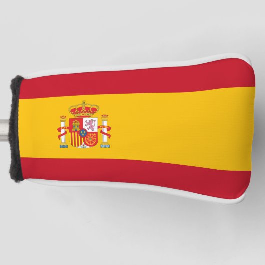 vlag van Spanje Golfheadcover (Voorkant)
