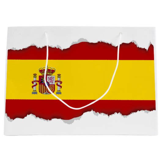 Vlag van Spanje Groot Cadeauzakje (Voorkant)