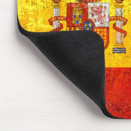 Vlag van Spanje Grunge Landvlag Spanje Muismat (Hoek)
