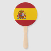 Vlag van Spanje Handwaaier (Achterkant)