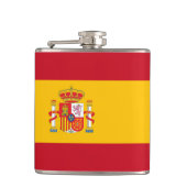 Vlag van Spanje Heupfles (Voorkant)