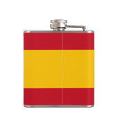 Vlag van Spanje Heupfles (Achterkant)