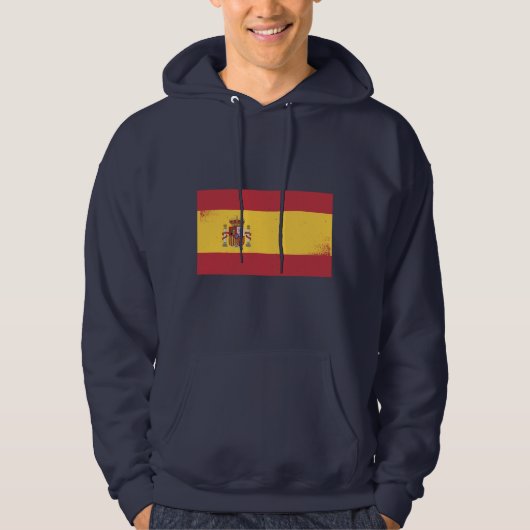 Vlag van Spanje Hoodie (Voorkant)
