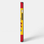 vlag van spanje iPhone hoesje (Linkerkant)