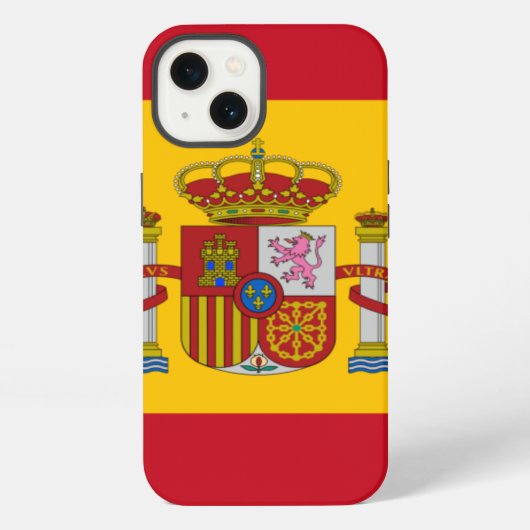 vlag van spanje iPhone hoesje (Achterkant)
