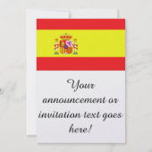Vlag van Spanje Kaart (Voorkant)
