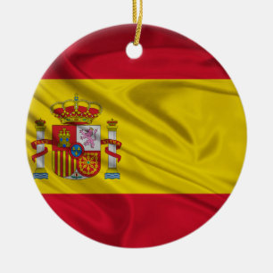 Vlag van Spanje Keramisch Ornament