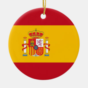 vlag van Spanje Keramisch Ornament