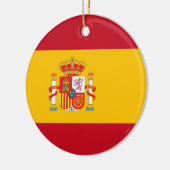 vlag van Spanje Keramisch Ornament (Links)