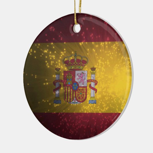 Vlag van Spanje Keramisch Ornament (Links)