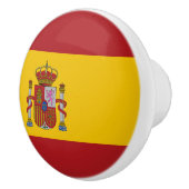 Vlag van Spanje Keramische Knop (Rechts)