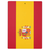 vlag van Spanje Klembord (Achterkant)
