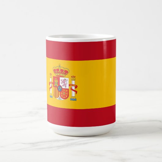 vlag van Spanje Koffiemok (Center)